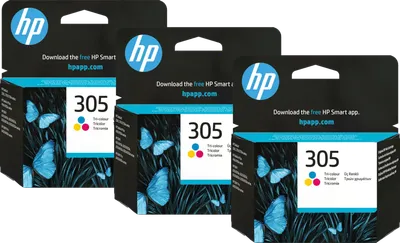 HP 305 Patrone Farbe (3 Stück)