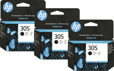 HP 305 Patrone Schwarz (3 Stück)