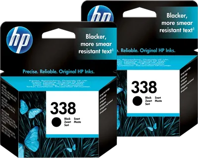 HP 338 Patronen Schwarz Doppelpack