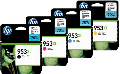 HP 953XL Patronen 4-Farben-Paket