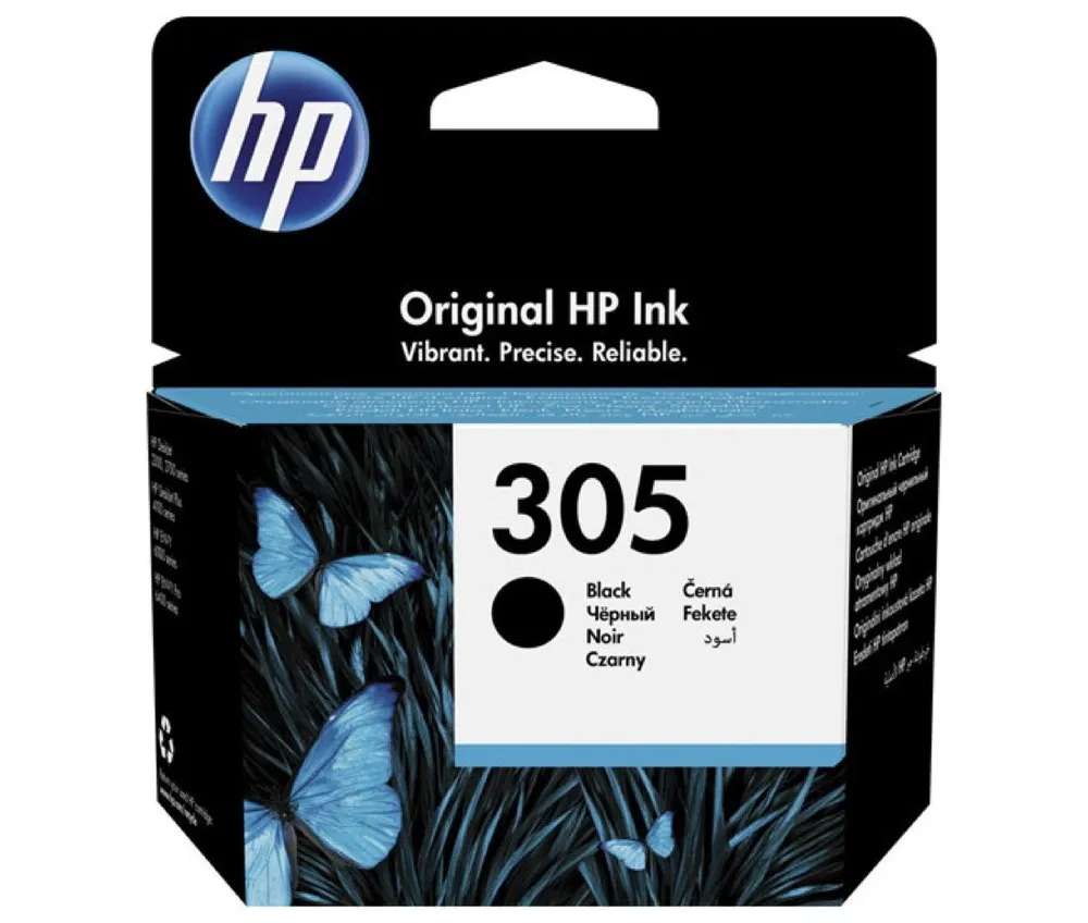 HP Druckerpatrone Tinte Nr. 305 BK black, schwarz Tintenpatrone