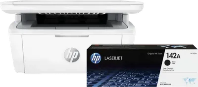HP LaserJet M140w MFP + 1 zusätzlicher schwarzer Toner
