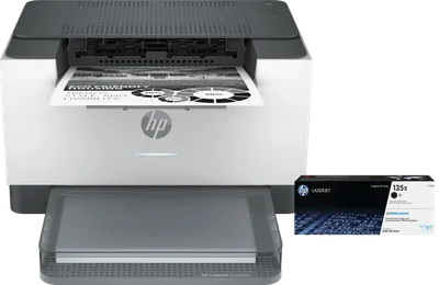 HP LaserJet M209dw + 1 zusätzlicher schwarzer XL-Toner