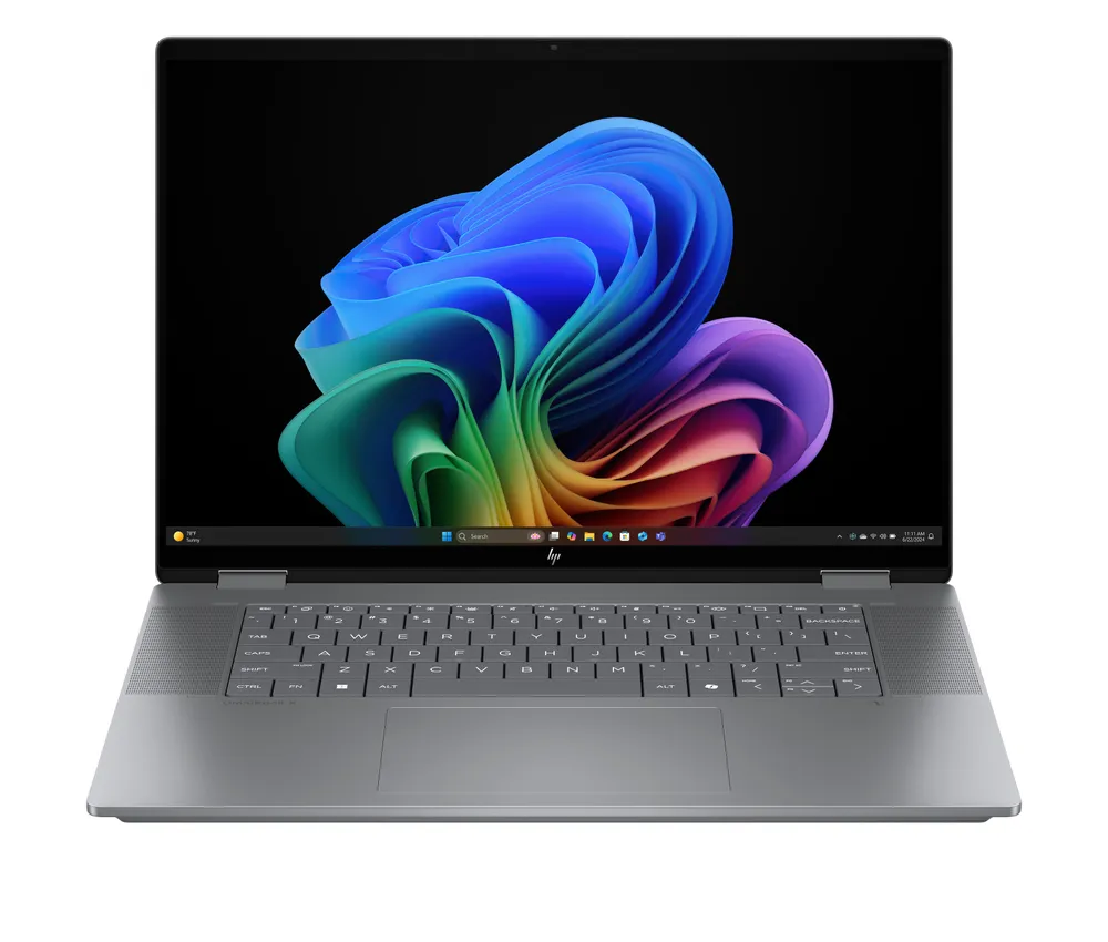 HP OmniBook X Flip 16-a0252ng Convertible Notebook (40,64 cm/16 Zoll, AMD Ryzen™ AI 5 340, Radeon, 16 GB, 1000 GB SSD)
