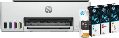 HP Smart Tank 5105 + 1 Satz Reservetintenflaschen