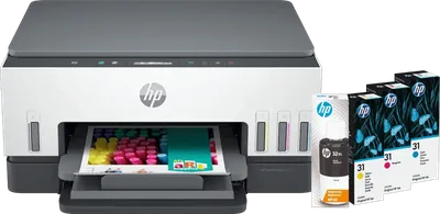 HP Smart Tank 6005 + 1 Satz Reservetintenflaschen