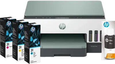 HP Smart Tank 7007 + 1 zusätzlicher Satz Reservetintenflaschen