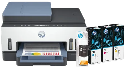 HP Smart Tank 7605 + 1 Satz Reservetinte