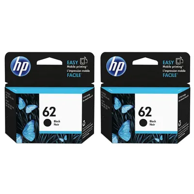 HP 62er-Pack x2 Original-Tintenpatronen Schwarz