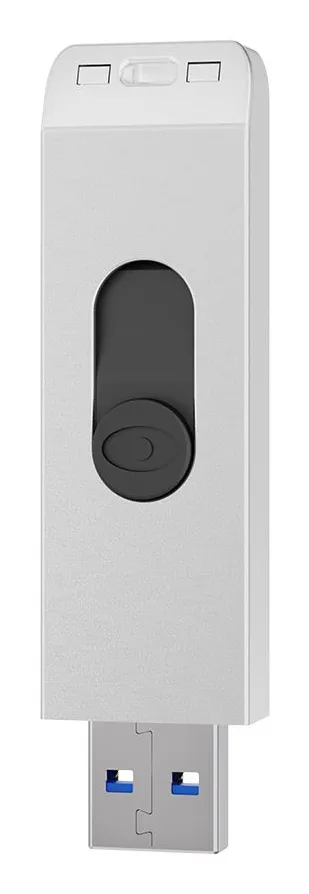 USB-Stick HP HPFD819W-A-64 64 GB USB 3.2 Gen 2 Schiebemechanismus Silber