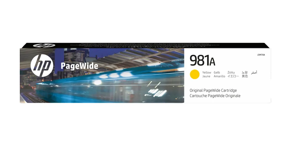 HP 981A Yellow Original PageWide Cartridge Druckerpatrone 1 Stück(e) Standardertrag