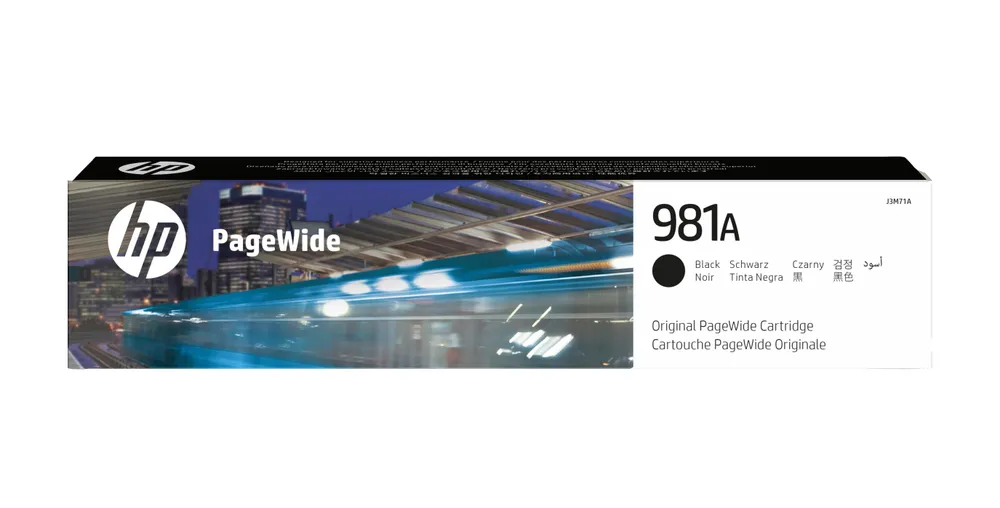 HP 981A Black Original PageWide Cartridge Druckerpatrone 1 Stück(e) Standardertrag