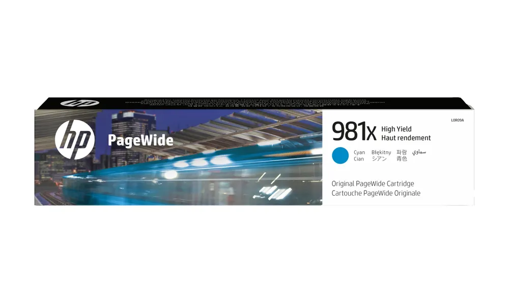 HP 981X High Yield Cyan Original PageWide Cartridge Druckerpatrone 1 Stück(e) Hohe (XL-) Ausbeute