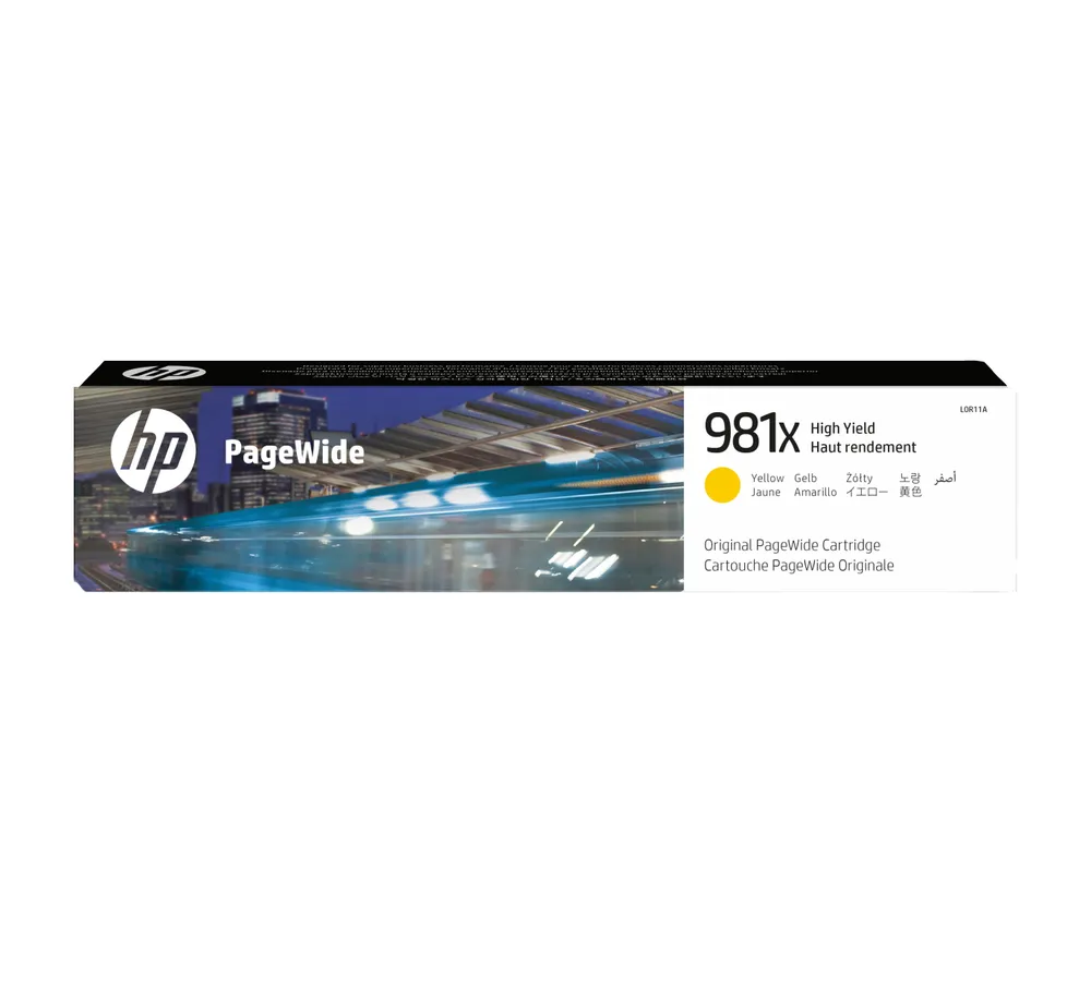 HP 981X High Yield Yellow Original PageWide Cartridge Druckerpatrone 1 Stück(e) Hohe (XL-) Ausbeute