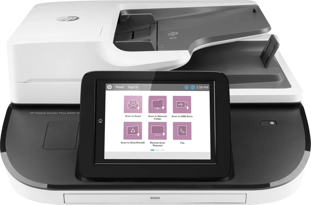 HP Digital Sender Flow 8500fn2 | l2762a#b19 | Dokumentenscanner - Flachbettscanner: CCD / ADF: CIS