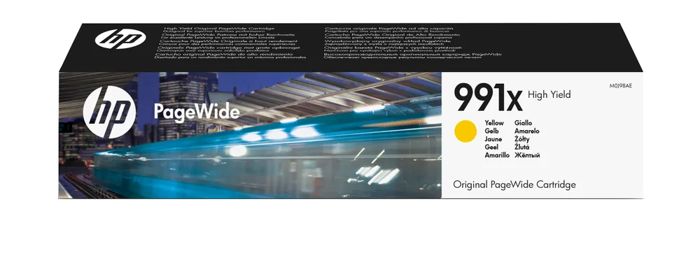 HP 991X High Yield Yellow Original PageWide Cartridge Druckerpatrone 1 Stück(e) Hohe (XL-) Ausbeute