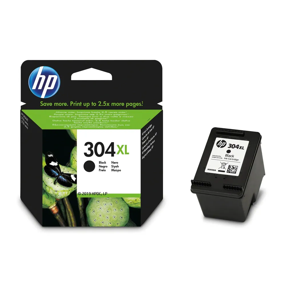 HP 304XL Tintenpatrone Schwarz Hochkapazität Original