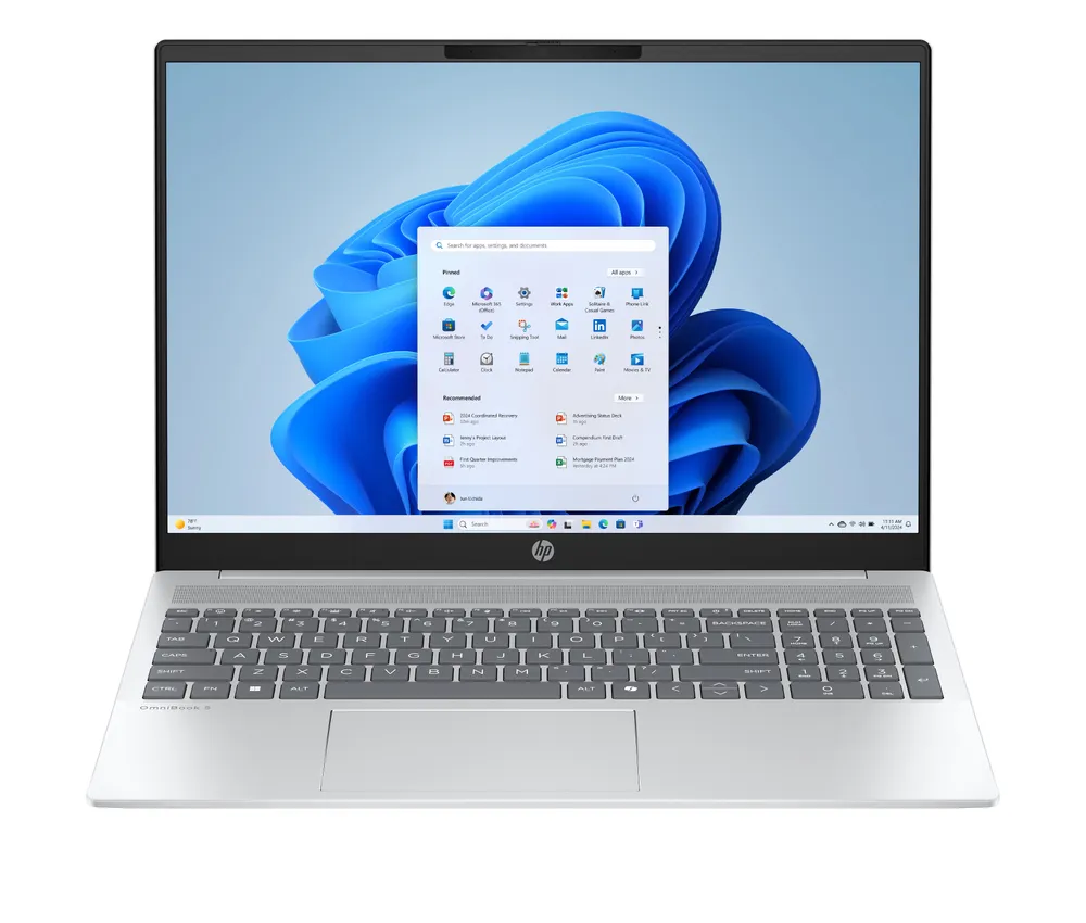 Notebook OmniBook 5 AI 16-af1655ng, Silber, 16 Zoll, 2K, OLED, Intel Core Ultra 5 225U, 16 GB, 1 TB M.2 SSD