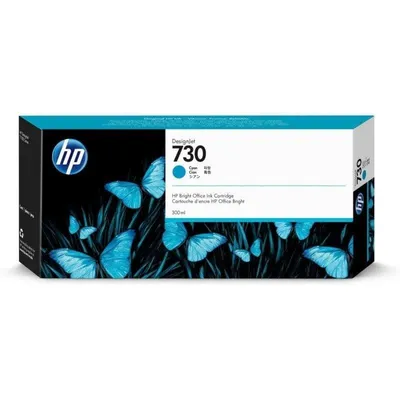 Tintenpatrone HP 730 Cyan 300ml Original für DesignJet T1700