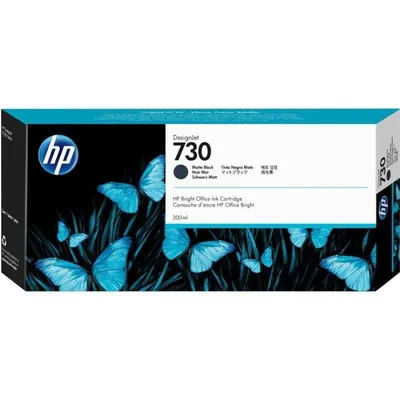 Tintenpatrone HP 730 Matte Black 300ml Original für DesignJet T1700