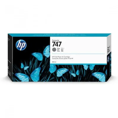 Original HP 747 Tintenpatrone Grau 300 ml