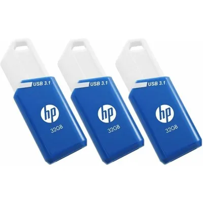 PNY x755w Triple Pack USB-Stick 32 GB USB Typ-A 3.2 Gen 1 (3.1 Gen 1) Blau, Weiß