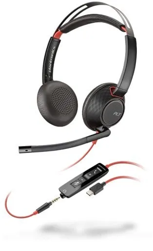 POLY Blackwire 5220 Kopfhörer Kabelgebunden Kopfband 207586-03