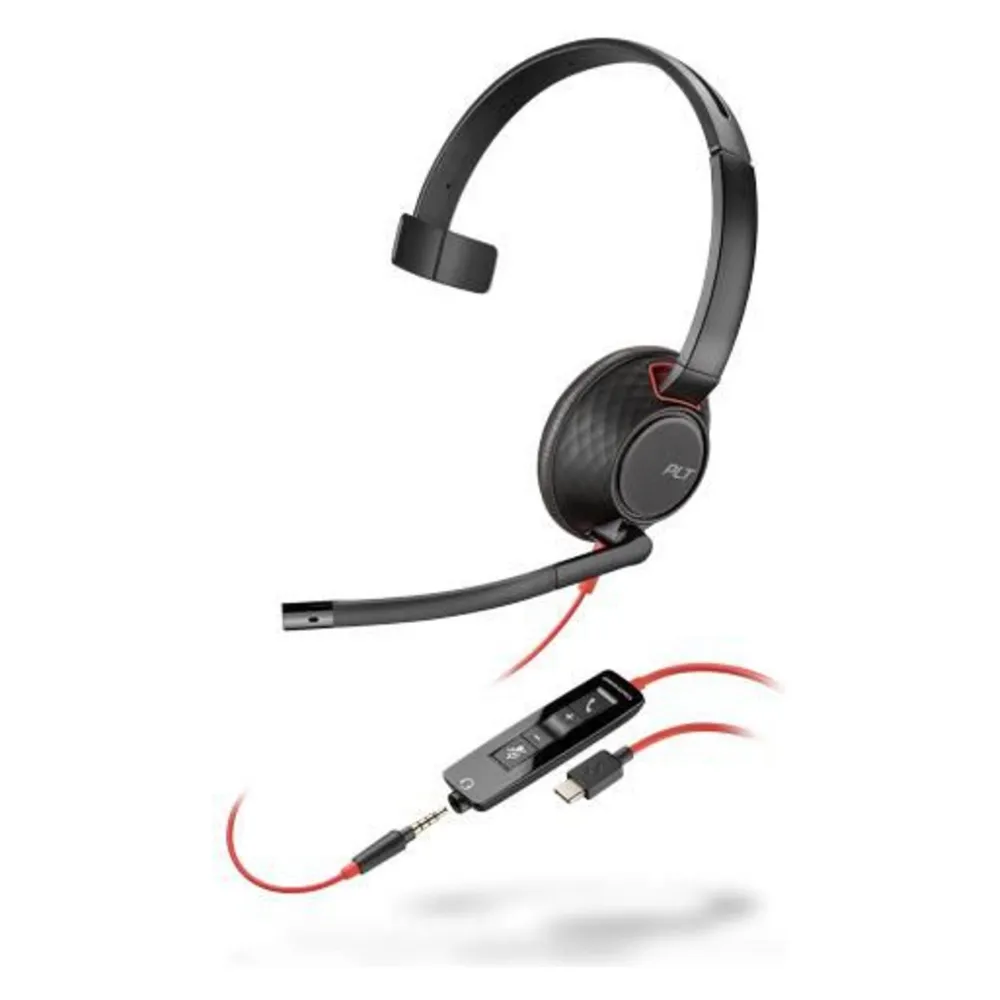 POLY Blackwire 5210 Kopfhörer Kabelgebunden Kopfband 207587-03