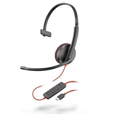 POLY Blackwire 3210 Kopfhörer Kabelgebunden Kopfband 209748-101