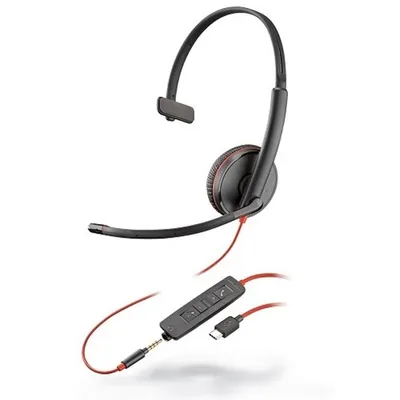POLY Blackwire 3215 Kopfhörer Kabelgebunden Kopfband 209750-101