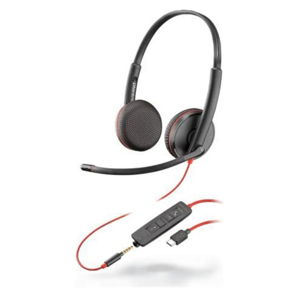 POLY Blackwire 3225 Kopfhörer Kabelgebunden Kopfband 209751-22