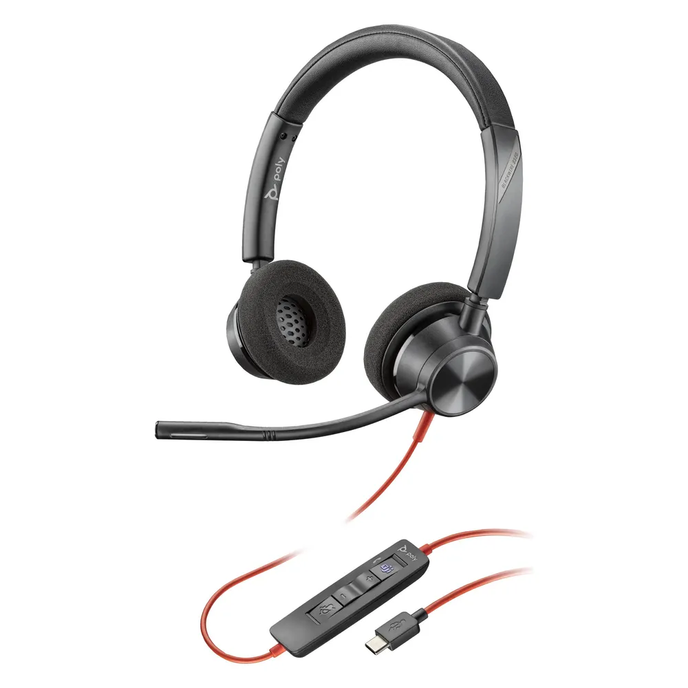 POLY Blackwire 3320 Kopfhörer Kabelgebunden Kopfband 214013-01