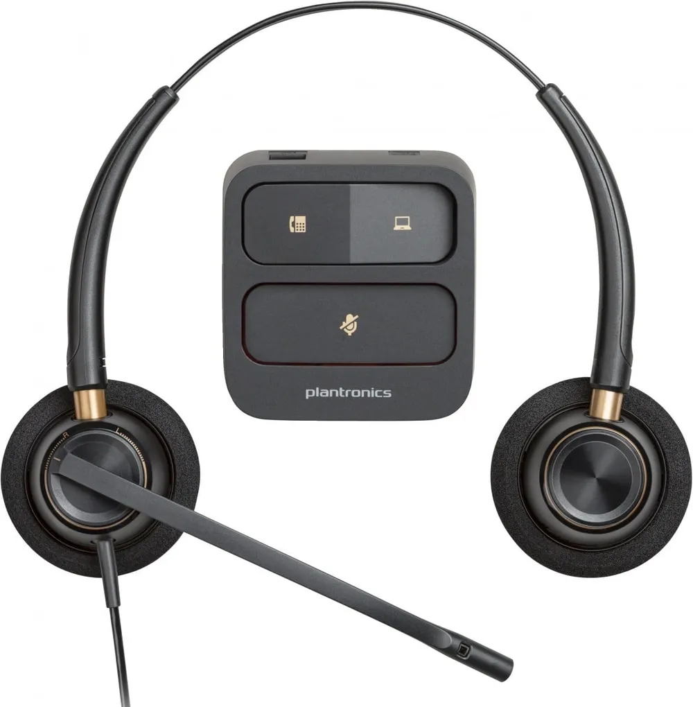 HP Poly EncorePro 520 Binaural Headset +Quick Disconnect 783P7AA#ABB