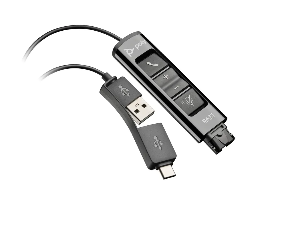 Kabel HP Poly USB-A auf USB-C 1,5 m Schwarz