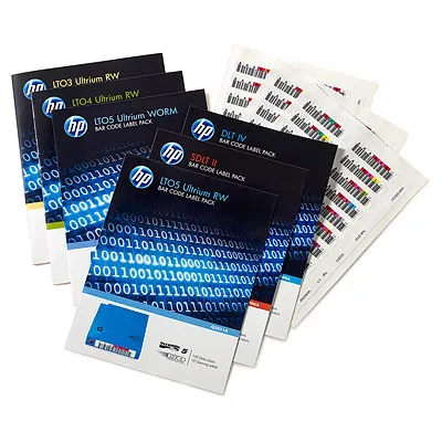 HPE Ultrium 6 RW Bar Code Label Pack | q2013a | Strichcodeetiketten