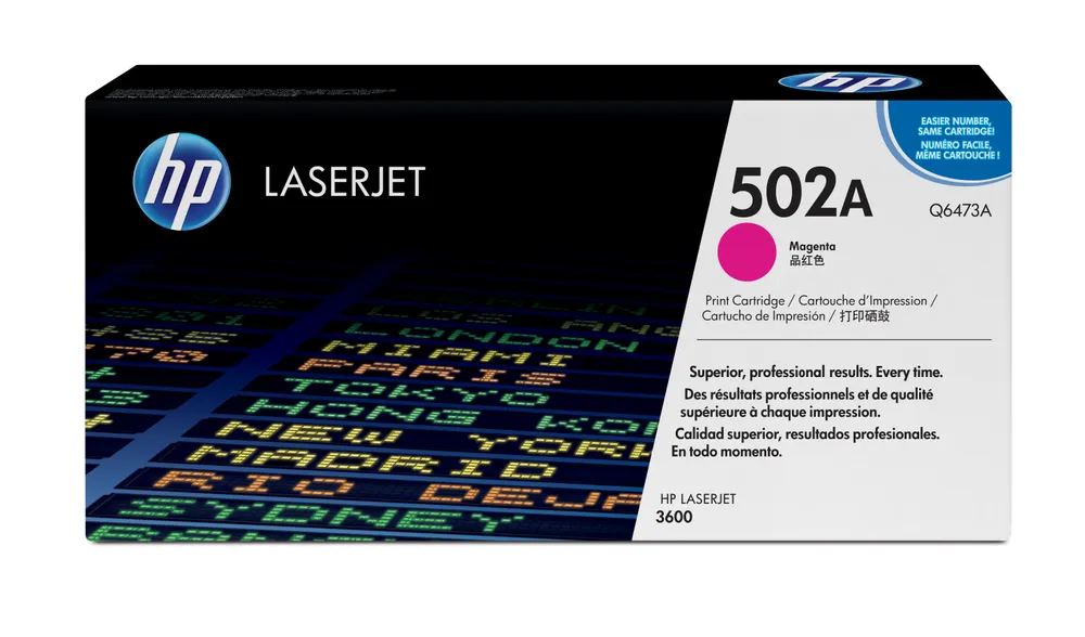 Original HP 502A Toner Magenta LaserJet Kartusche