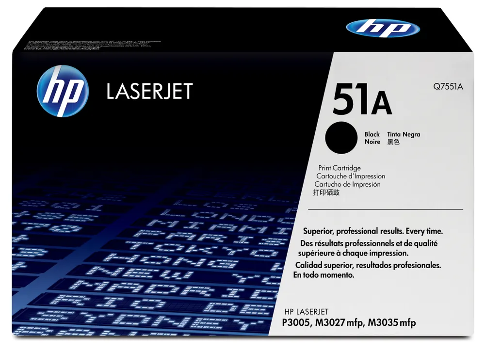 HP LaserJet Q7551A Druckkassette schwarz mit Smart Printing-Technologie Tonerkartusche 1 Stück(e)