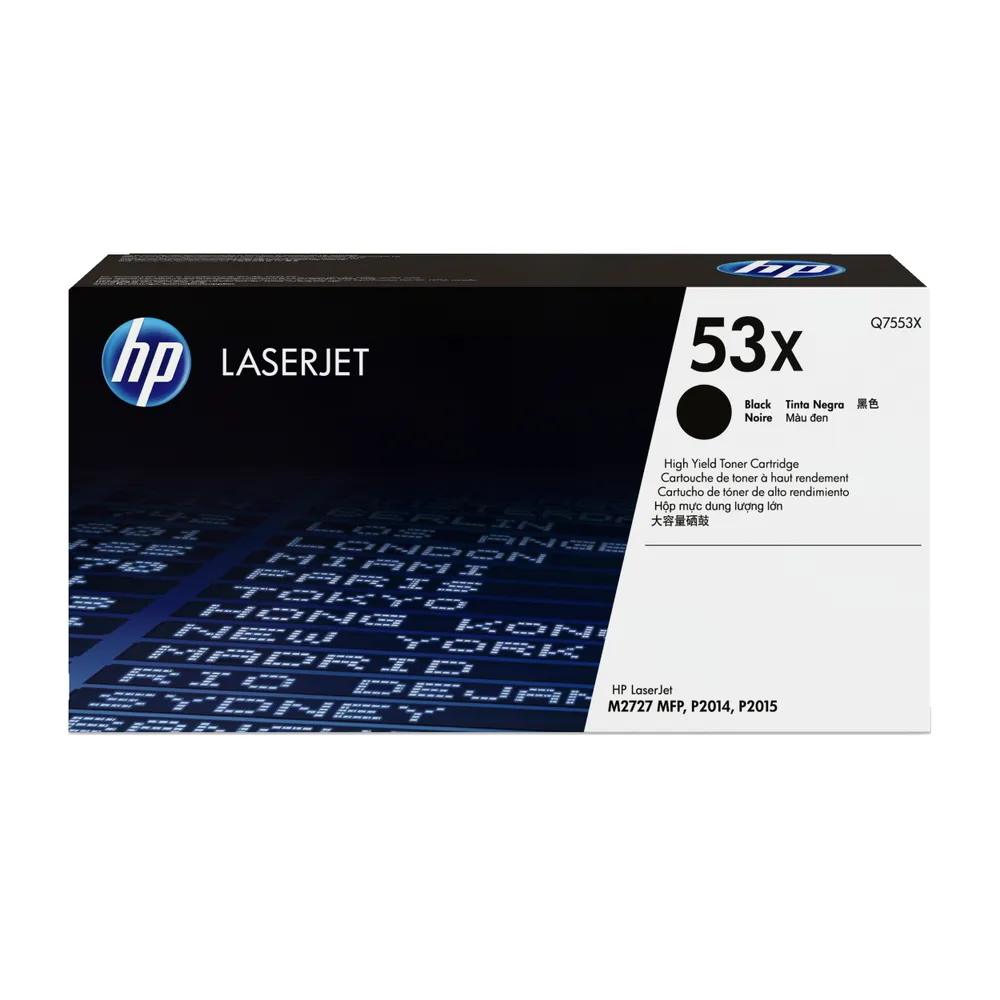 HP Cartucho de impresión negro LaserJet Q7553X con tecnología de impresión inteligente Tonerkartusche 1 Stück(e)
