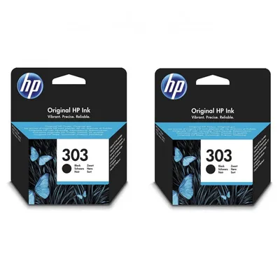 Original Tintenpatronenpaket 2x HP 303 Schwarz