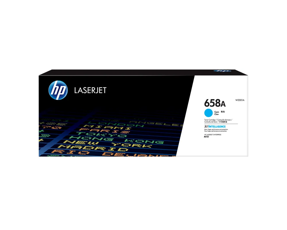 HP 658A Cyan Lasertoner Original 6000 Seiten
