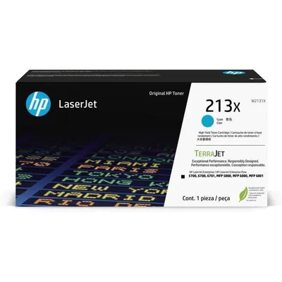 Original HP 213X Cyan Tonerkartusche Hohe Kapazität