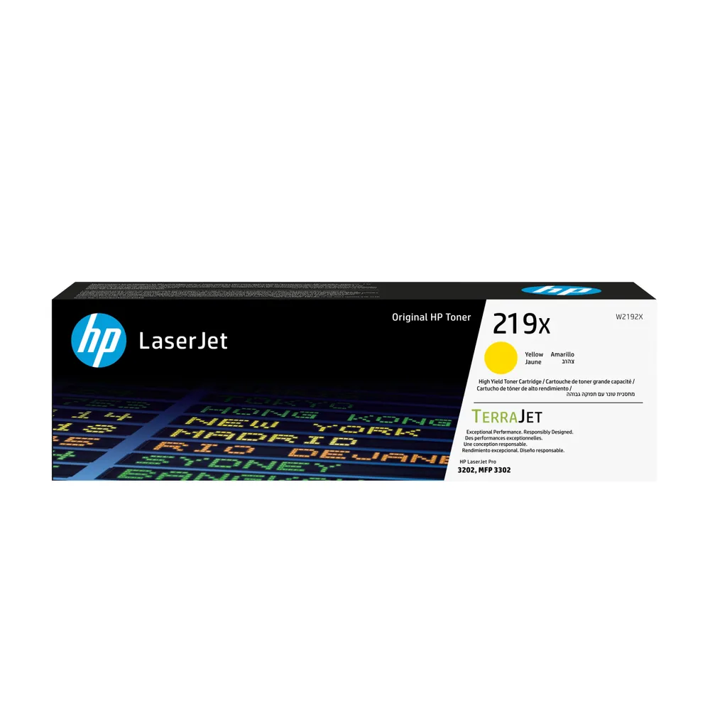 HP 219X LaserJet XL Toner Gelb