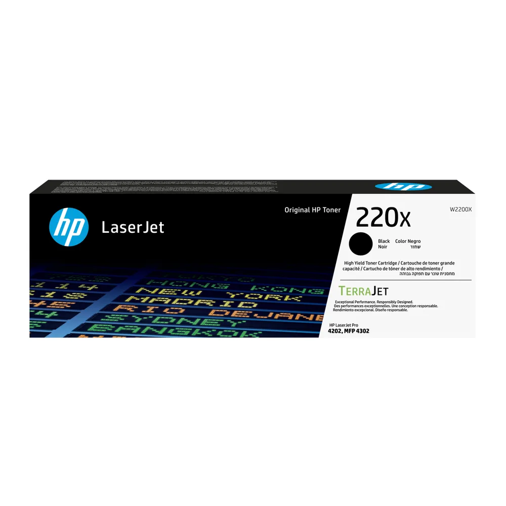 HP 220X LaserJet Toner Schwarz (Hohe Kapazität)