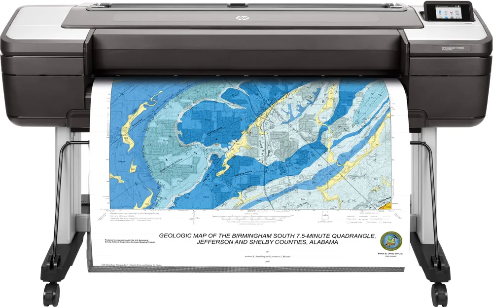 Tintenstrahldrucker Ethernet HP Designjet T1700dr mit automatischem Schneiden