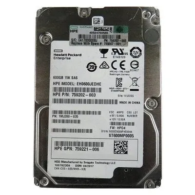 HPE HDD 600gb 3.5" 15Krpm LFF (0.60 TB, 3.5")
