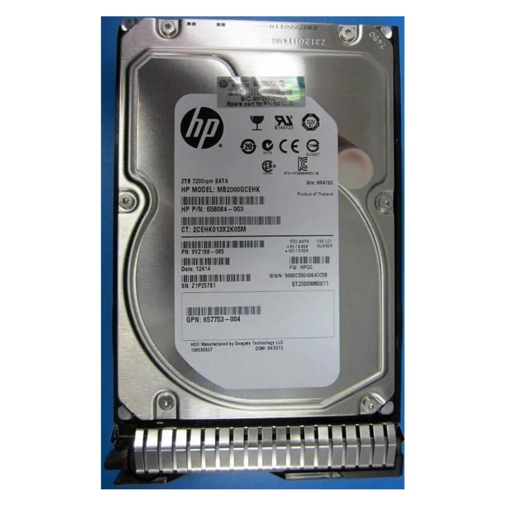HPE 2TB 6G SATA 7.2k 3.5" (2 TB, 3.5")
