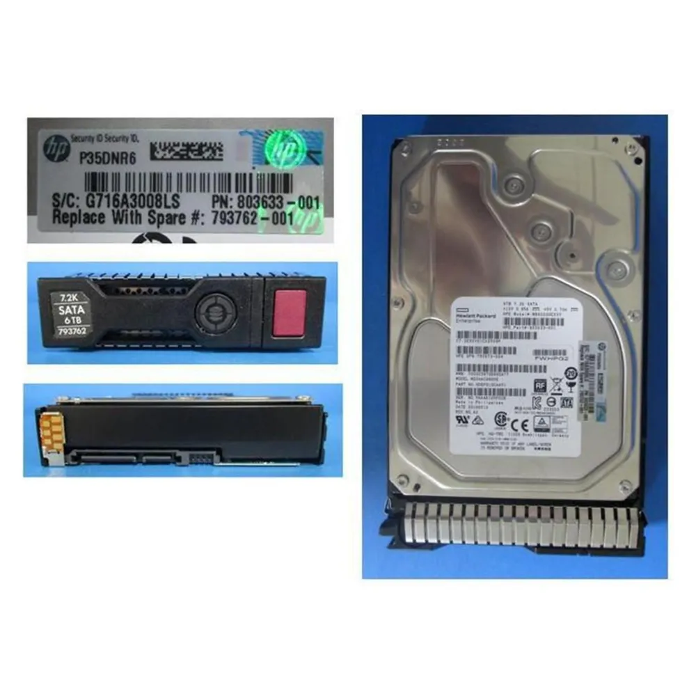 HPE DRV HD 6TB 6G 7.2K 3.5 SATA
