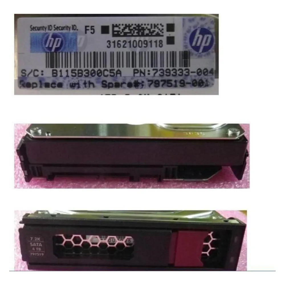 HPE DRV HD 4TB 6G 7.2K 3.5 SATA LP (4 TB, 3.5")