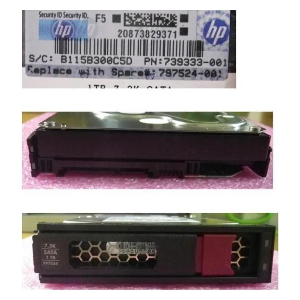 HPE DRV HD 1TB 6G 7.2K 3.5 SATA LP (1 TB, 3.5")