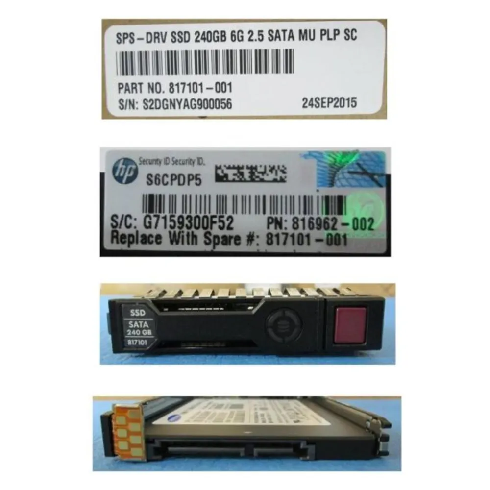 HPE hot-plug SSD 240GB 2.5Inch SFF